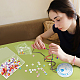 Nbeads 400Pcs Flower with Letter Acrylic Beads DIY-NB0005-91-6