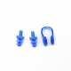 Set di clip per naso e tappi per le orecchie in silicone AJEW-WH0240-32D-1