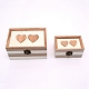Wood Jewelry Box OBOX-WH0006-10-1