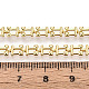 Латунные прямоугольные цепи KK-T074-78G-3