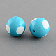 Chunky Bubblegum Acrylic Polka Dot Round Beads SACR-S190-20mm-2
