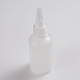 プラスチック目盛り付き接着剤ボトル  スクイズボトル  漏れ防止キャップ付き  ホワイト  11.2x3.9cm  容量：60ミリリットル X-TOOL-WH0021-40-60ml-1