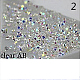 Cabujones de cristal de rhinestone MRMJ-T010-027B-2