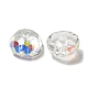 Abalorios de vidrio electroplate EGLA-Z004-02F-1