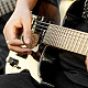 Gitarrenförmige hölzerne Gitarrenplektrenbox WOOD-WH0116-009-4
