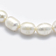 Fili di perle di perle d'acqua dolce coltivate naturali PEAR-K003-24A-3