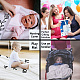 Monatliche Meilenstein-Babydecke aus Polyester für Jungen und Mädchen AJEW-WH0405-002-5