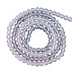 Chapelets de perles en verre transparente   GLAA-N041-010-06-2