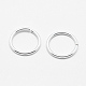 925 Sterling Silver Open Jump Rings STER-F032-07S-2