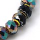 Handmade Millefiori Glass Beads Strands LK-E003-1F-1