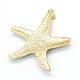 Starfish/Sea Stars Dyed Natural Agate Druzy Big Pendants X-G-L457-14-3
