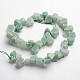 Самородки естественный зеленый авантюрин драгоценный камень шарик нити G-J332-A01-2
