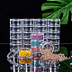 プラスチックビーズ収納ケース  コラム  5バイアル  透明  5x2.8cm  5個/箱 CON-BC0005-03-7