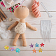 Superfindings Kit de fabrication de poupées à faire soi-même DIY-FH0005-39-5