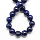 Dyed Natural Lapis Lazuli Bead Strands G-R173-12mm-01-2
