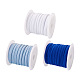 3 Farben flache elastische Polyesterschnur EC-TA0001-04-2