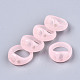 樹脂フィンガー指輪  模造ゼリー  ピンク  usサイズ7（17.3mm） X-RJEW-N033-008-C02-1