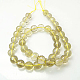 Natural Lemon Quartz Beads Strands G-G064-8mm-5-2