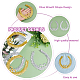 AHADEMAKER 4Pcs 2 Colors Polyester Embroidery Olive Wreath Clothing Patches DIY-GA0003-40-4