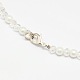 Natürlichen Edelstein Perlenketten und Armbänder & Ohrringe Sets X-NJEW-P077-02-2