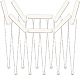 Sunnyclue bricolage estampage pendentif étiquette vierge colliers faisant des kits DIY-SC0013-40S-1