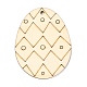 Manualidades de diy forma de huevo de pascua recortes colgantes AJEW-P087-B01-02-2