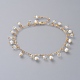 Beaded Necklace and Anklet Jewelry Sets SJEW-JS01052-2