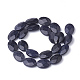 Chapelets de perles en pierre d'or bleue synthétique G-S292-43-2