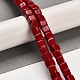 Kunsttürkisfarbenen Perlen Stränge G-C101-A02-02-2