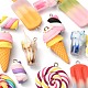 Food Shape Pendant Set for DIY Jewelry Making Finding Kit DIY-FS0002-44-4
