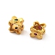 Латунные микро проложить кубического циркония бусы KK-R216-16G-2