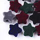 Flocky Acrylic Beads FIND-T046-36-1