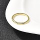Кольца латуни пальца RJEW-P166-07C-G-3