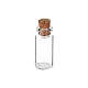 Chgcraft 60pcs 2ml mini botellas de vidrio con tapones de corcho kits de diy botellas de deseos 100pcs tornillos de ojo DIY-CA0001-13-8