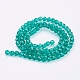 Eco-Friendly Glass Round Beads Strands EGLA-J042-6mm-M02-2