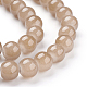 Chapelets de perles en verre imitation jade DGLA-S076-8mm-28-1