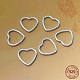Rack Plating 925 Sterling Silver Linking Rings STER-NH0001-38A-S-1