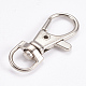 Zinc Alloy Swivel Lobster Claw Clasps X-PALLOY-WH0011-01P-3