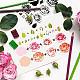 GLOBLELAND Layered Roses Clear Stamps Flowers Silicone Stamps Lovely Valentine's Day Flower Rubber Transparent Rubber Seal Stamps for Card Making DIY Scrapbooking Photo Album Decoration DIY-WH0167-57-0075-2