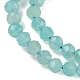 Природных амазонит бисер нитей G-RM250101-B38-4