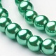 Chapelets de perles en verre nacré HY-6D-B64-2