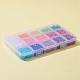 4200Pcs 15 Colors Bicone AB Color Plated Eco-Friendly Transparent Acrylic Beads TACR-FS0001-25-3
