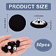 GORGECRAFT 50PCS Cloth Shank Buttons Round Shaped Sewing Button Women Suit Woolen Coat Button Male Jacket Button Shirt Trousers Button Fabric Cloth Covered for Overcoat Garment Accessories BUTT-GF0001-12A-2