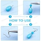 SUNNYCLUE DIY Imitation Gemstone Style Earring Making Kits DIY-SC0012-11-4
