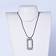 Ожерелья с подвесками из рафии NJEW-JN02360-6
