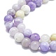 Brins de perles d'opale pourpres naturelles G-K245-A07-D02-3