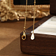 Овальные ожерелья с подвеской из стерлингового серебра 925 проба для женщин EL6437-1-4