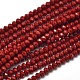 Faceted Rondelle Glass Beads Strands X-EGLA-J134-4x3mm-A02-1