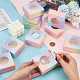 Cajas de regalo de papel de cartón de color del arco iris CON-WH0086-057-3
