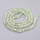Chapelets de perles en préhnite naturelle G-F568-072-4mm-2